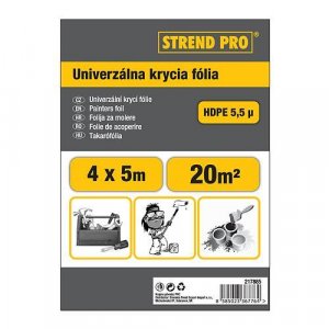 Fólia Strend Pro maliarska, Hobby 4x12,5 m, 5,5µ, zakrývacia