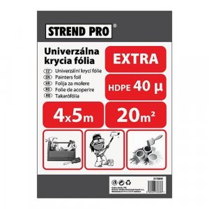 Fólia Strend Pro maliarska, Extra 4x05,0 m, 40µ, zakrývacia