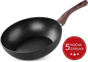 Panvica Wok MagicHome Black Marble Line, 28 cm