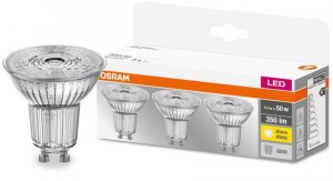 Ziarovka OSRAM® LED GU10 50 (ean8392) 36° 4,3W/840 4000K MULTIPACK bal. 3 ks, sklo, Star CLASSIC