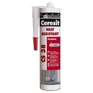 Tmel CERESIT CS38, 300 ml, HEAT RESISTANT, do 1200°C