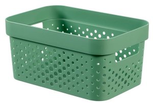 Kôš Curver® INFINITY DOTS, 4,5L, zelený, 26x18x12 cm