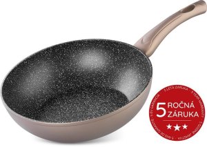 Panvica Wok MagicHome Coffee Brown Line, 28 cm