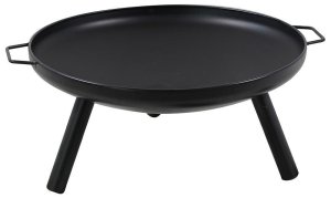 Ohnisko Strend Pro, BBQ, gril s roštom, na drevené uhlie, kovové, okrúhle, 590x260 mm