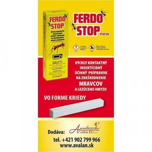 FerdoStop®, krieda proti mravcom a plošticiam