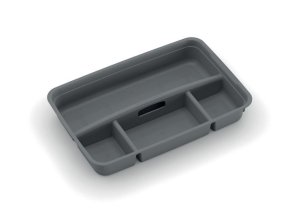 Organizér KIS K Latch Tray M-L-XXL, sivý/oranžový, 36x54,5x8,5 cm