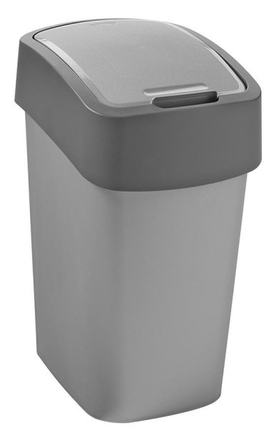 Kôš Curver® PACIFIC FLIP BIN 9L, 23,5x18,9x35 cm, antracit/šedý, na odpad