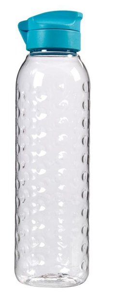 Fľaša Curver® DOTS BOTTLE, 0,75L, modrá, 7x25 cm